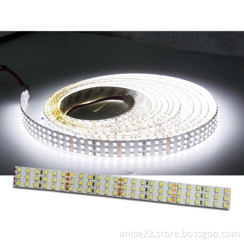 Triple Row Flexible LED Strip with 360 LEDs/Meter, 3528 SMD LED and 12V DC